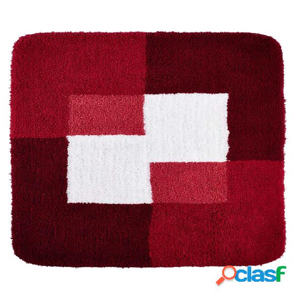 RIDDER Alfombrilla de baño Coins 55x50 cm roja 7103806