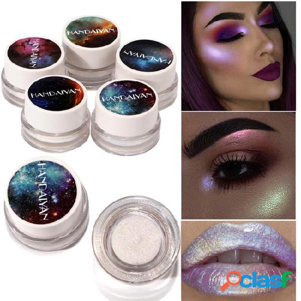 Rainbow highlighter cream handaiyan brand makeup glitter