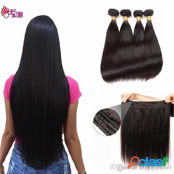 Raw indian virgin human hair bundles xiuyuan natural color
