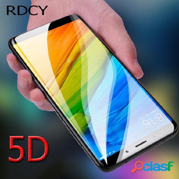 Rdcy 5d curved protective screen film for xiaomi redmi note