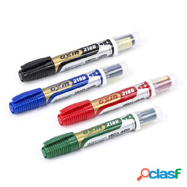 Refillable high quality whiteboard blue black red green pen