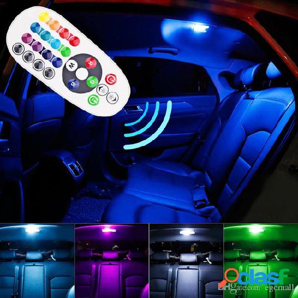 Remote control car interior rgb led car reading light dc 12v