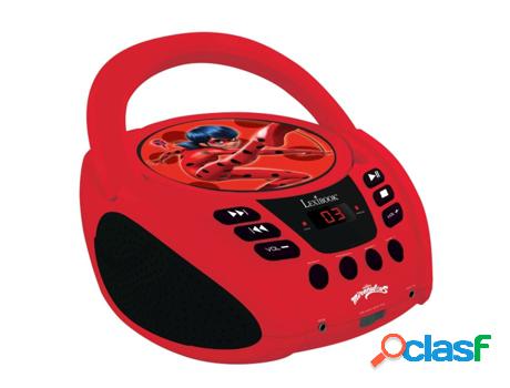 Reproductor CD portátil con toma micrófono - Ladybug