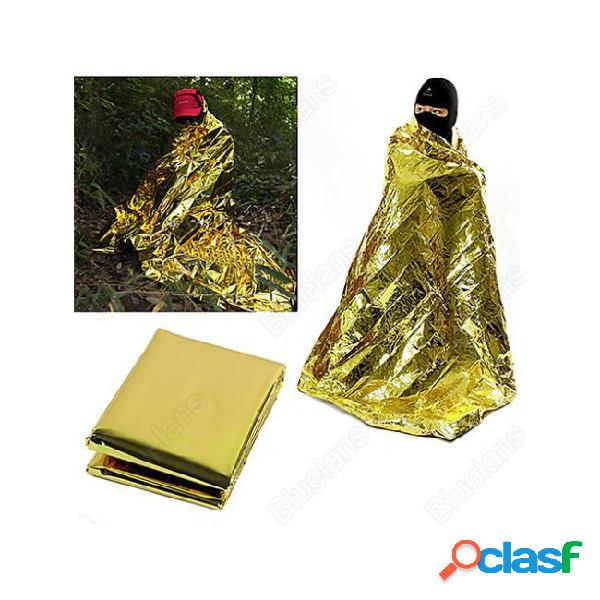 Rescue emergent blanket survive thermal mylar lifesave first