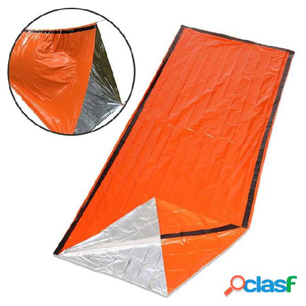 Reusable emergency sleeping bag thermal waterproof survival