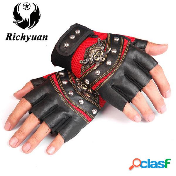 Richyuan fitness half finger gloves training weightlifting