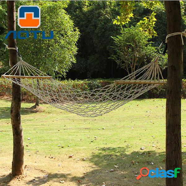 Rough cotton rope mesh hanging chair hammock camping garden