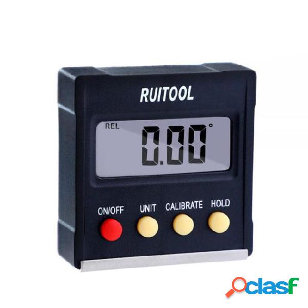Ruitool 360 degree mini digital protractor inclinometer