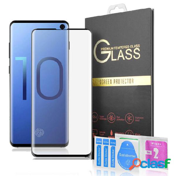 S10 3d curved tempered glass screen protector for samsung