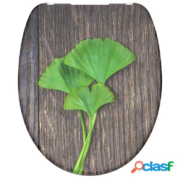 SCHÜTTE Tapa de váter con cierre suave GINKGO & WOOD