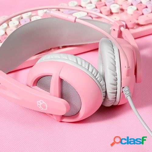 SOMIC G238PINK Auriculares virtuales para juegos con cable