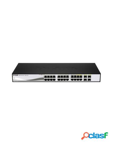 SWITCH D-LINK DGS-1210-24P 10/100/1000 24 PUERTOS + 4