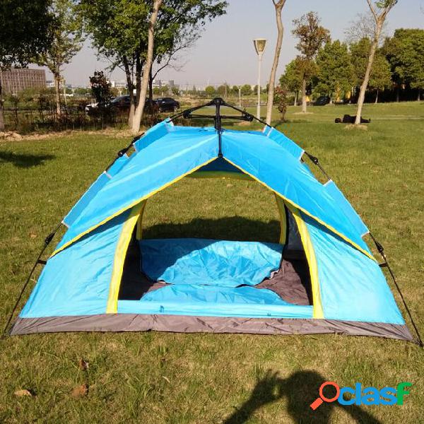 Second open hydraulic rod support outdoor automatic tents
