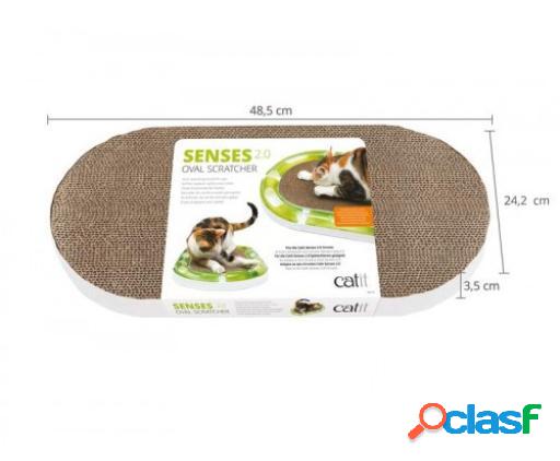 Senses 2.0 Rascador Ovalado 48.5x24.2x3.5 cm Catit