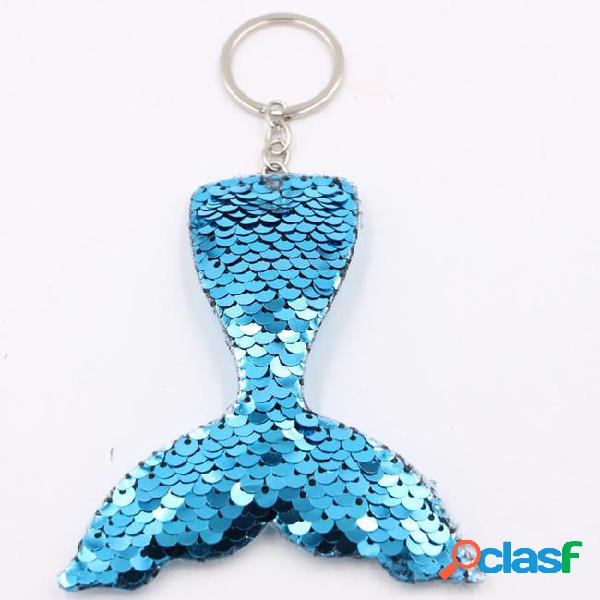 Sequin mermaid key chains 40 designs stereoscopic key