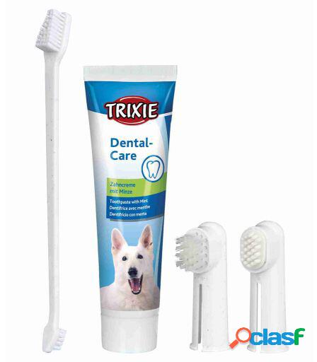 Set de Higiene Dental para Perros 4 Piezas Trixie