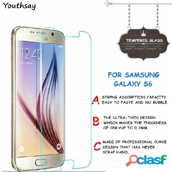 Sfor screen protector galaxy s6 tempered glass for galaxy s6