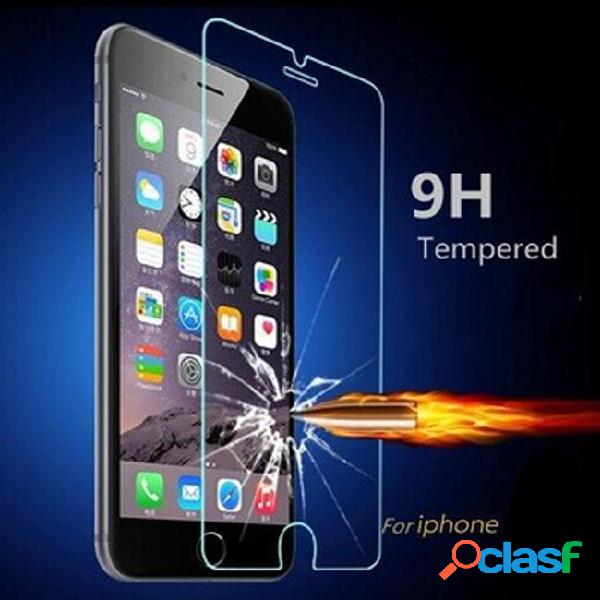 Shockproof tempered glass screen protector cover for apple