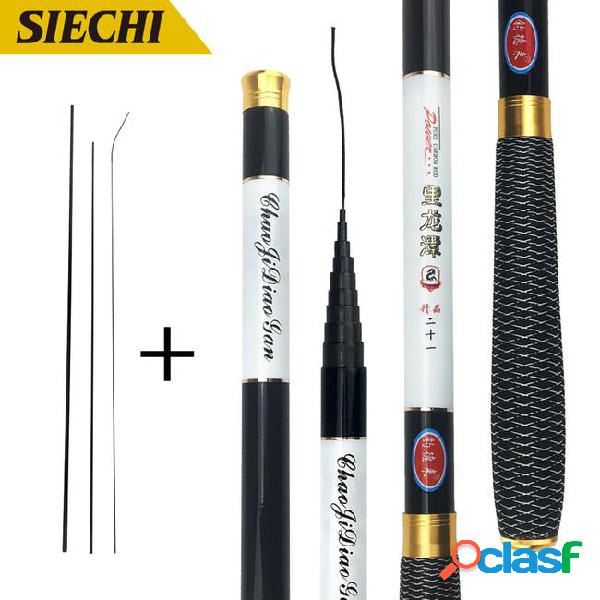 Siechi 3.6m-7.2m stream fishing rod carbon fiber fishing rod