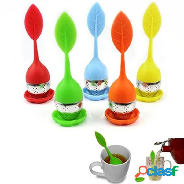 Silicon tea infuser leaf silicone infuser with food grade