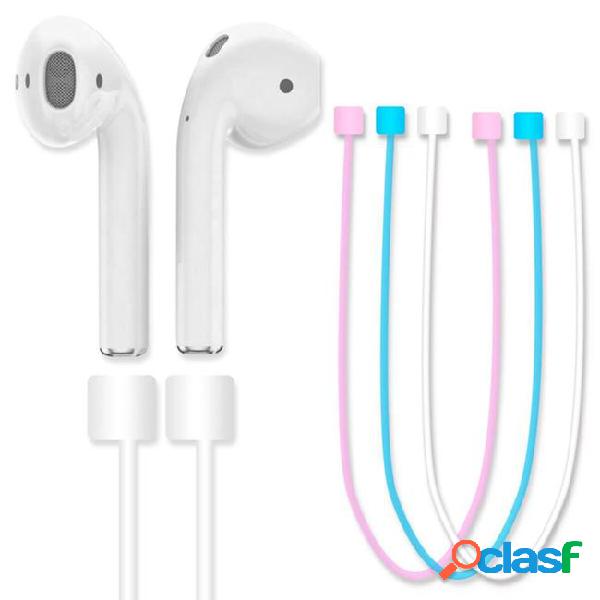 Silicone anti-lost strap loop string rope cord for apple