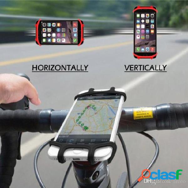 Silicone universal phone bike mount holder bicycle stand