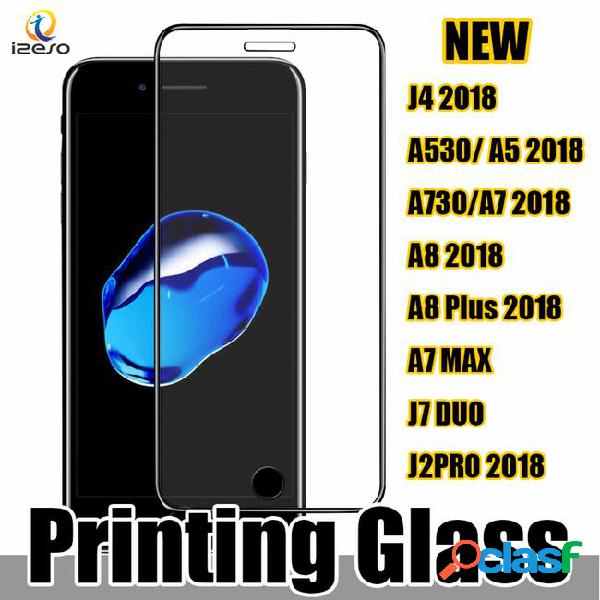 Silk printing tempered glass 9h 0.3mm 2.5d curved full