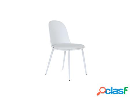 Silla DKD HOME DECOR (Blanco - Poliuretano - 48 x 45 x 83