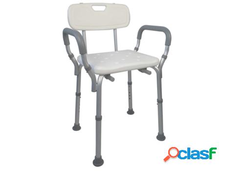 Silla de Baño MOBICLINIC Altura Regulable Respaldo Puerto