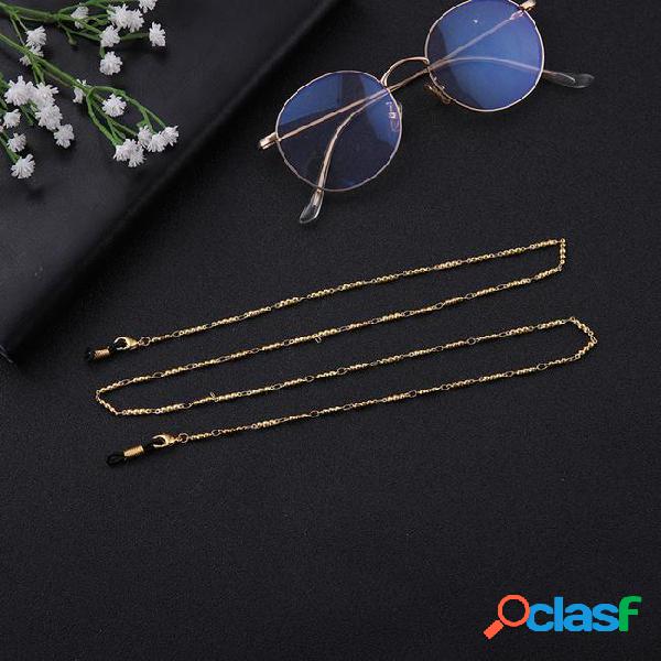 Skyrim 2019 new design gold beads reading glasses chain for