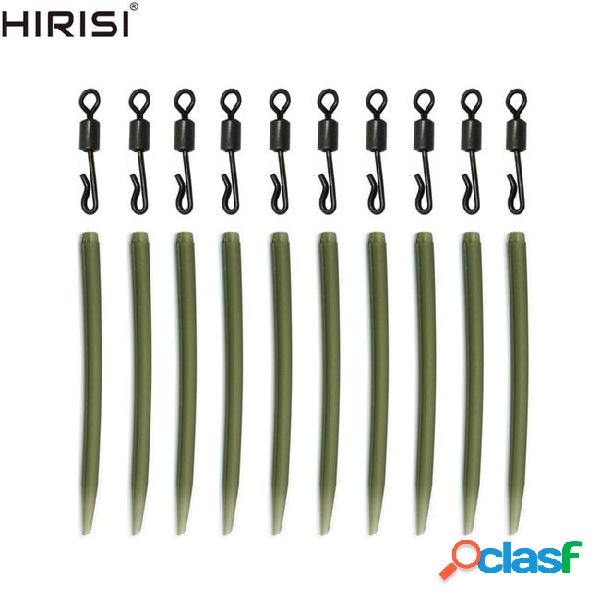 Sleeve sleeve 50+50pcs terminal tackle carp fishing swivel