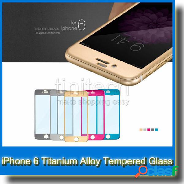 Slim full screen coverage titanium alloy 2.5d 9h tempered