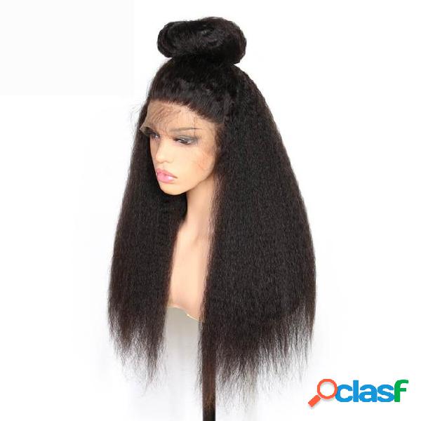 Slove hair brazilian lace front human hair wig for black
