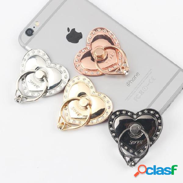 Small love cell phone ring bracket small love metal ring