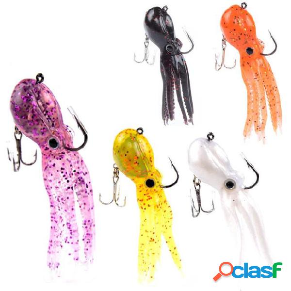 Small octopus soft bait ice fishing outdoor sport male