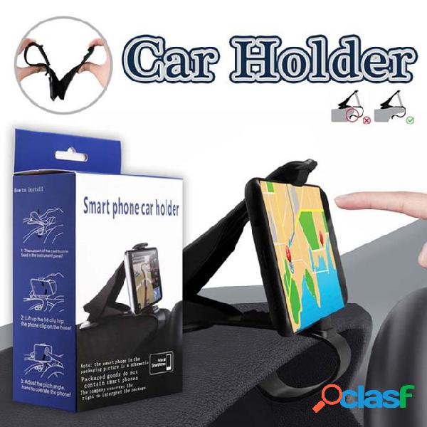 Smart phone car holder adjustable dashboard car mount