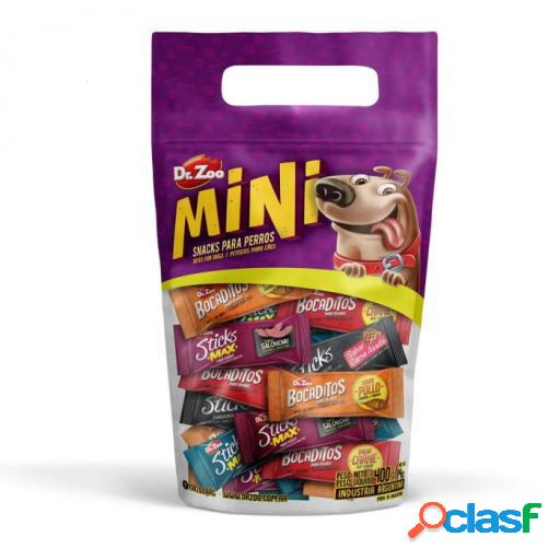 Snacks Mini Surtido de Sabores para Perro 400 GR Dr. Zoo