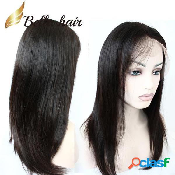 Soft and sweet straight human hair wig for students natural