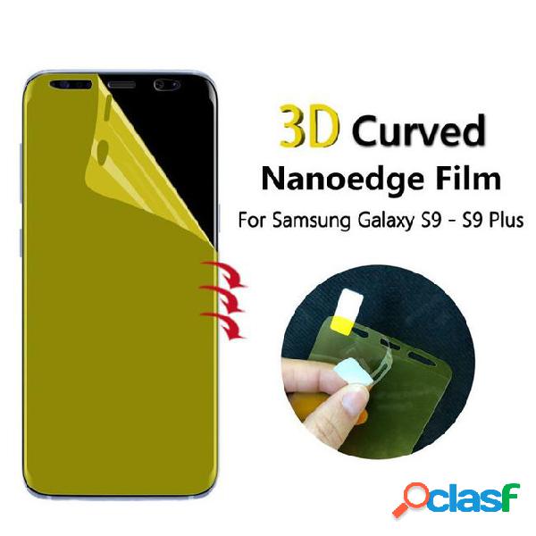 Soft tpu screen protector film full coverage for samsung
