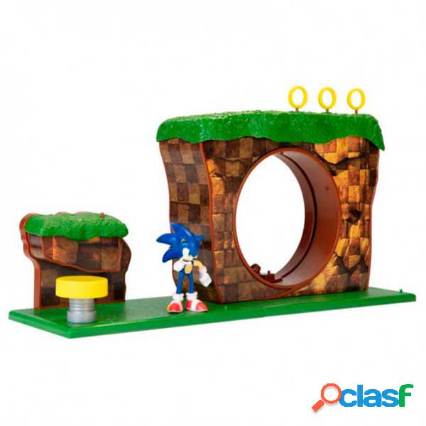 Sonic Playset Zona de la Colina Verde