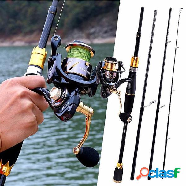 Sougayilang spinning fishing rod combo- portable fishing rod