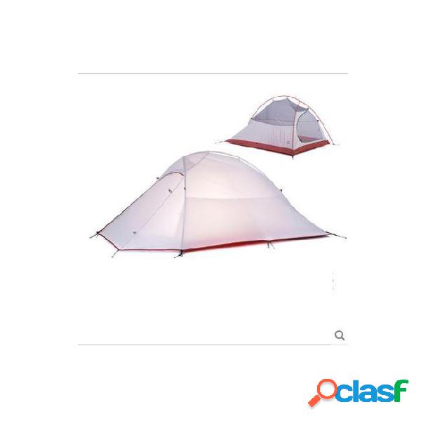 Specialty aluminum pole couples double tent 20d coated