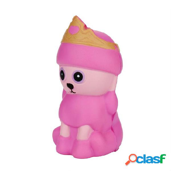 Squeeze crown dog cream bread scented slow rising toys phone