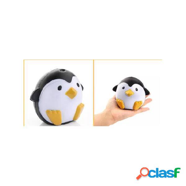 Squishy penguin 11cm slow rising toy decompression bread