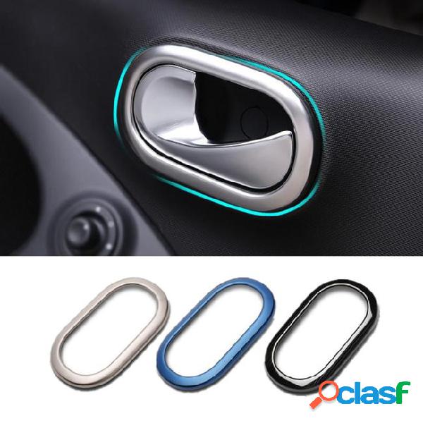 Stainless steel car interior door handle cover sticker and