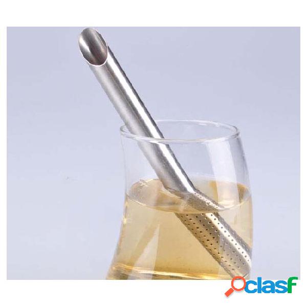 Stainless steel oblique tea stick tea leaf strainers tube