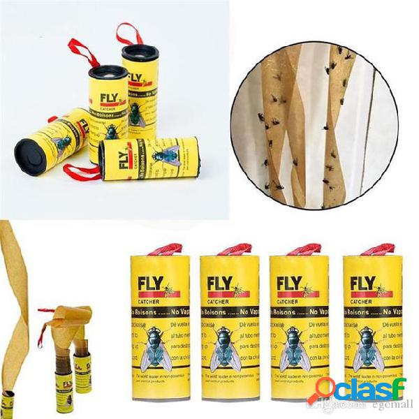 Sticky fly paper eliminate flies insect bug glue paper