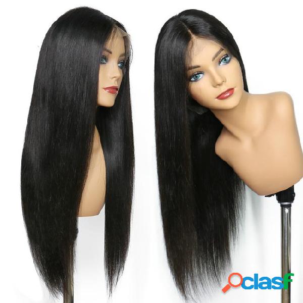 Straight lace front hair wigs for black women glueless full