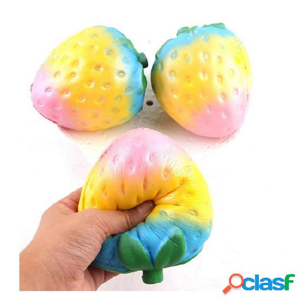 Strawberry fruit shape squishy kawaii toys decompression