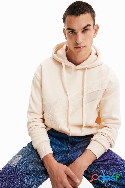 Sudadera oversize capucha - MATERIAL FINISHES - M